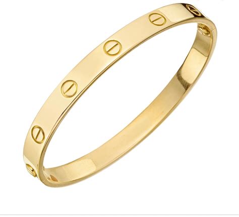 gold screw bracelet